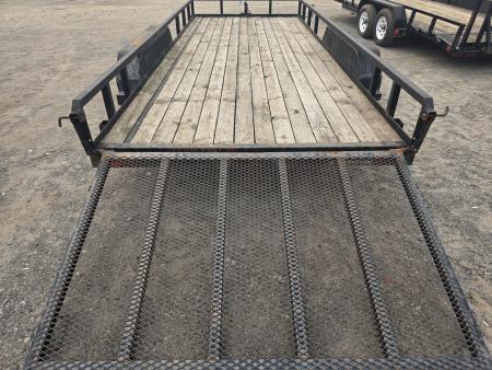 Used 2019 Sure-Trac 7X18 7K - TUBE TOP Utility Trailer