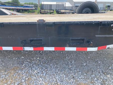Used 2021 Load Trail 83X24 TANDEM 16K EQUIPMENT W/ STAND UP RAMPS & FORK HOLDERS Equipment Trailer