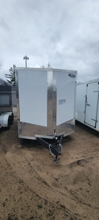 New 2026 Formula Trailers 7X14 7K 7FT TALL WHITE RAMP DOOR Cargo / Enclosed Trailer