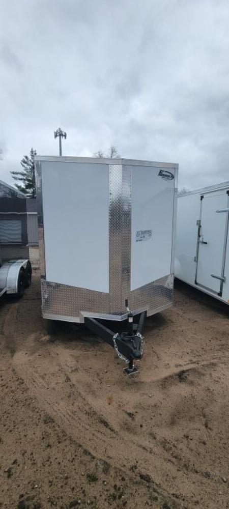 New 2026 Formula Trailers 7X14 7K 7FT TALL WHITE RAMP DOOR Cargo / Enclosed Trailer