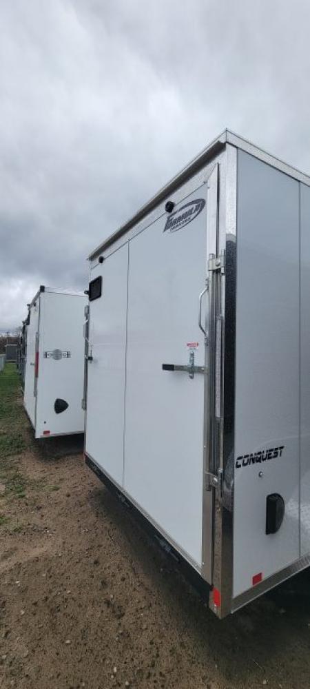 New 2026 Formula Trailers 7X14 7K 7FT TALL WHITE RAMP DOOR Cargo / Enclosed Trailer