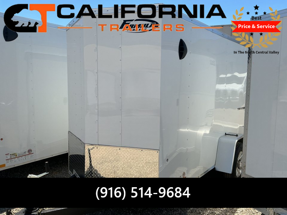 New 2026 Formula Trailers 5x10 Traverse Flat Top V-Nose 3K Cargo / Enclosed Trailer