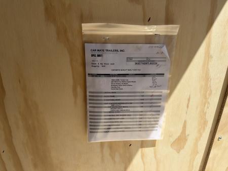 New 2026 Car Mate Trailers CM716EC-HD Cargo / Enclosed Trailer