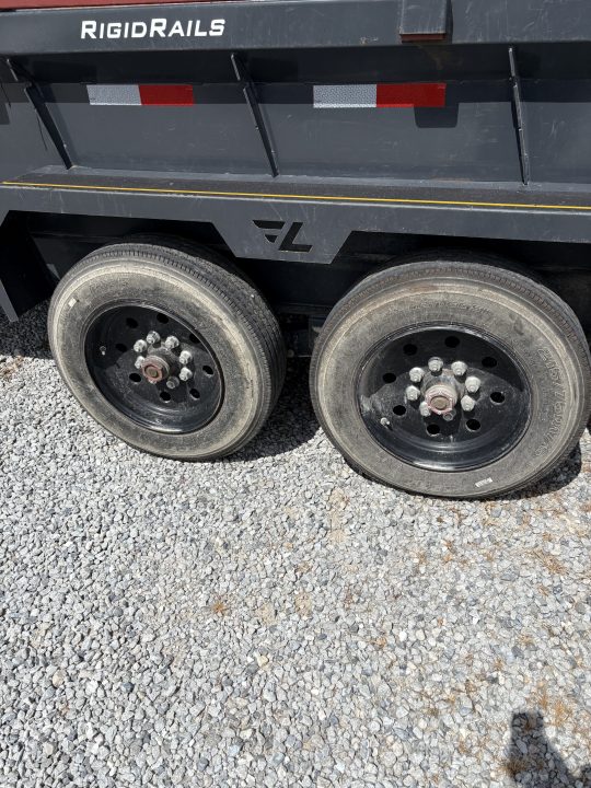 Used 2024 Lamar Trailers 83x14 TANDEM TELESCOPIC DUMP W / 24" SIDES 83X14 Dump Trailer