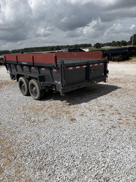 Used 2024 Lamar Trailers 83x14 TANDEM TELESCOPIC DUMP W / 24  SIDES 83X14 Dump Trailer