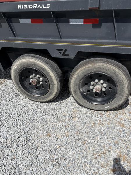 Used 2024 Lamar Trailers 83x14 TANDEM TELESCOPIC DUMP W / 24" SIDES 83X14 Dump Trailer