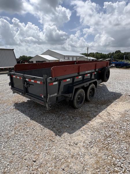 Used 2024 Lamar Trailers 83x14 TANDEM TELESCOPIC DUMP W / 24" SIDES 83X14 Dump Trailer