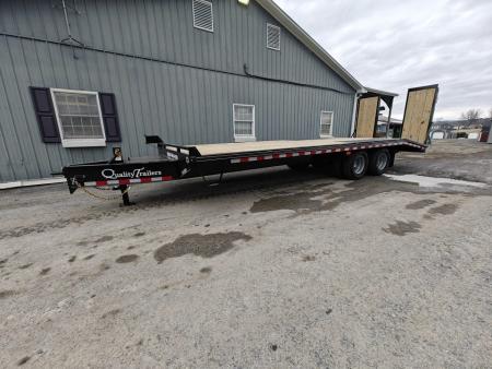 New Quality Pro Grade Pintle Deckover - 25' / 25K GVWR / Wood Filled Ramps