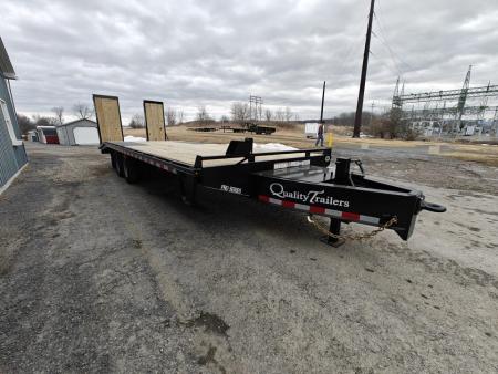 New Quality Pro Grade Pintle Deckover - 25' / 25K GVWR / Wood Filled Ramps