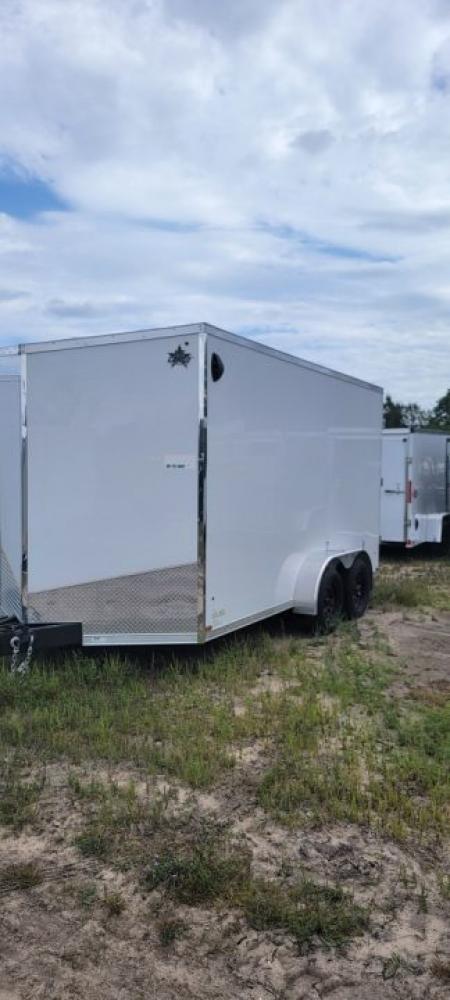 New 2027 US Cargo 7X16 RAMP WHITE 7K Cargo / Enclosed Trailer