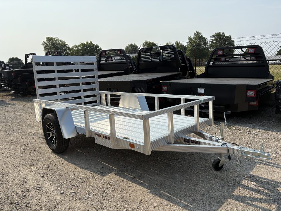 New 2026 Sport Haven 5'X10' DELUXE ALUMINUM Utility Trailer