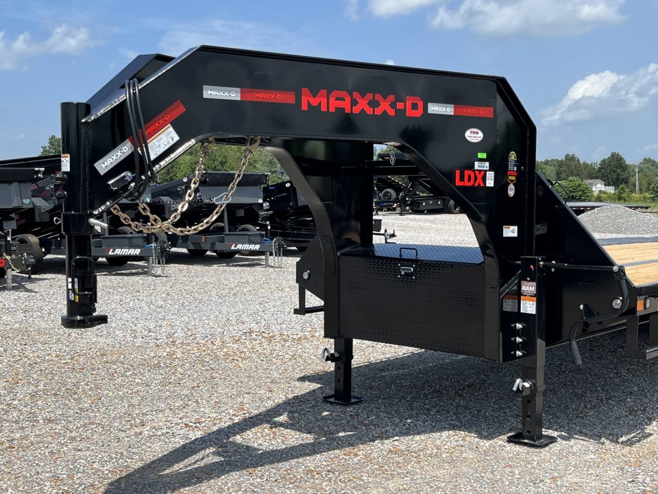 New 2027 MAXXD Gooseneck Flatbed Trailer | 102" x 25' 25K GVWR