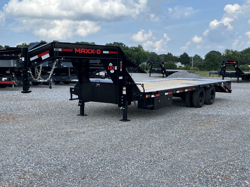 New 2027 MAXX-D 102"X25' 25K Gooseneck Flatbed Trailer