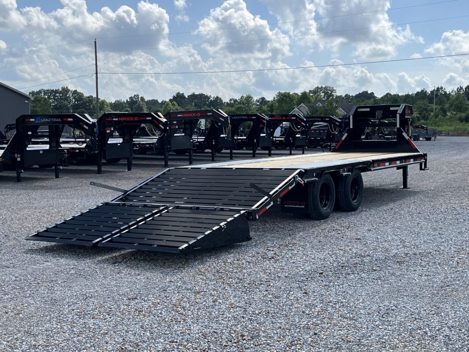 New 2027 MAXX-D 102"X25' 25K Gooseneck Flatbed Trailer