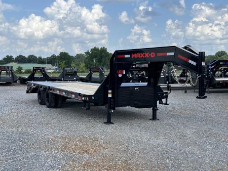 New 2027 MAXX-D 102 X25' 25K Gooseneck Flatbed Trailer