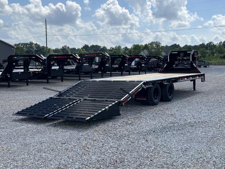 New 2027 MAXX-D 102"X25' 25K Gooseneck Flatbed Trailer