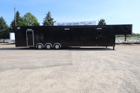 Used 2024 Custom Built Goosesneck Trailers 48' GN Toy Hauler Car Hauler