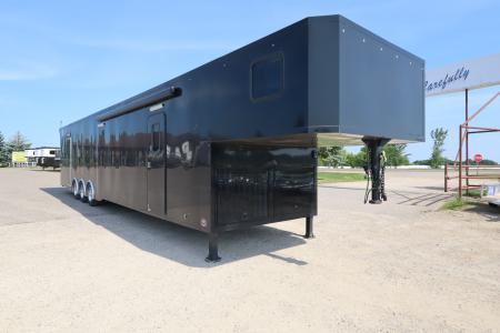 Used 2024 Custom Built Goosesneck Trailers 48' GN Toy Hauler Car Hauler