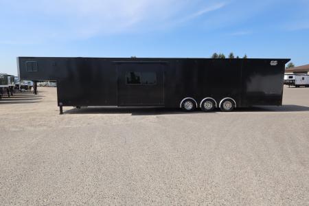 Used 2024 Custom Built Goosesneck Trailers 48' GN Toy Hauler Car Hauler