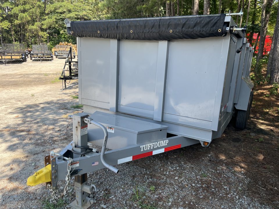 Used USED 2026 TUFFDUMP 14K 7X16 DUMP TRAILER 4' WALLS ($910 DOWN ON RTO)