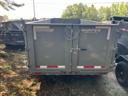Used USED 2026 TUFFDUMP 14K 7X16 DUMP TRAILER 4' WALLS ($910 DOWN ON RTO)