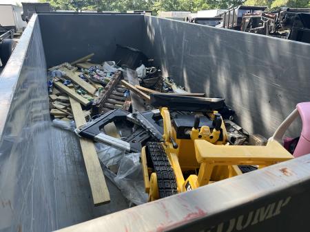 Used USED 2026 TUFFDUMP 14K 7X16 DUMP TRAILER 4' WALLS ($910 DOWN ON RTO)