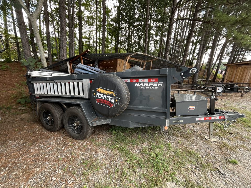 Used USED 2026 PROSPECTOR 10K 6X12 DUMP TRAILER WITH 2' WALLS WITH ALUMINUM RAMPS ($728 DOWN ON RTO)