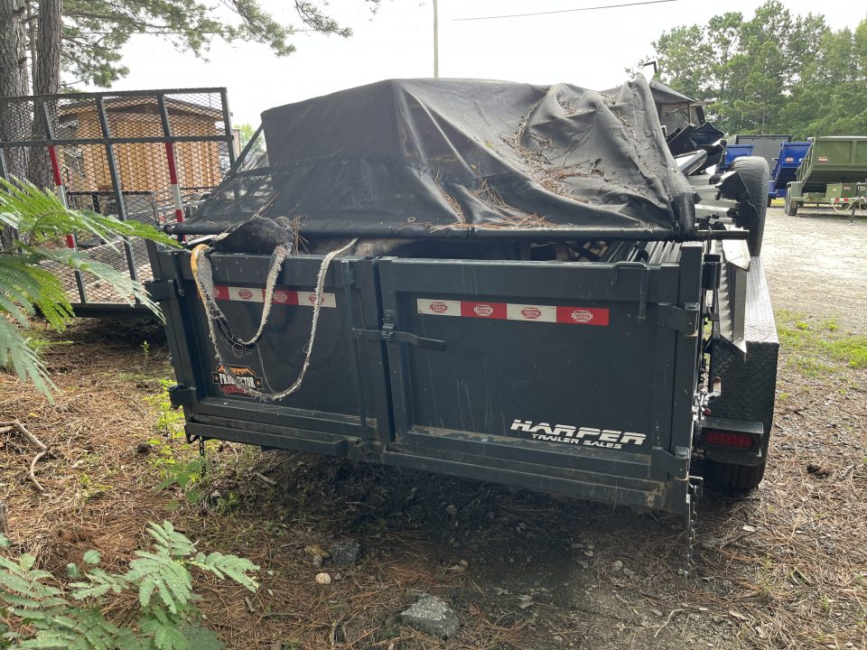 Used USED 2026 PROSPECTOR 10K 6X12 DUMP TRAILER WITH 2' WALLS WITH ALUMINUM RAMPS ($728 DOWN ON RTO)