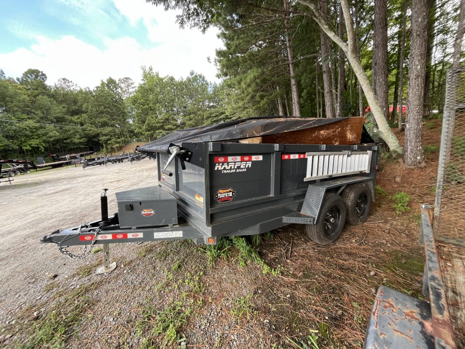 Used USED 2026 PROSPECTOR 10K 6X12 DUMP TRAILER WITH 2' WALLS WITH ALUMINUM RAMPS ($728 DOWN ON RTO)