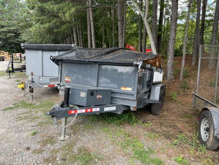 Used USED 2026 PROSPECTOR 10K 6X12 DUMP TRAILER WITH 2' WALLS WITH ALUMINUM RAMPS ($728 DOWN ON RTO)