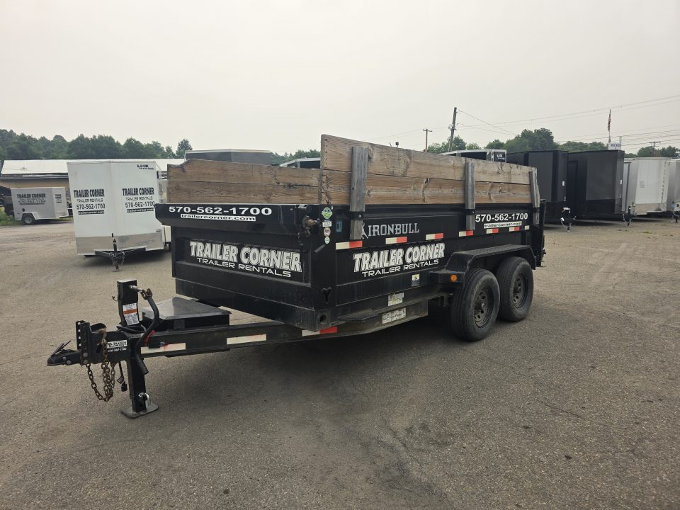 Used 2022 Iron Bull 7X14 14K Dump Trailer