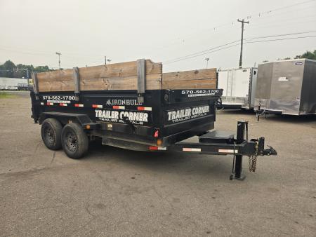 Used 2022 Iron Bull 7X14 14K Dump Trailer
