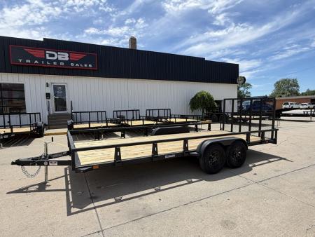New 2026 HTC SUT718T Utility Trailer 7X18