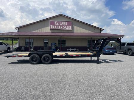 New 2027 Horizon Trailers GN- 24'X82  TILT-10K AXLES Equipment Trailer