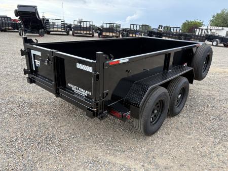 New 2026 Top Hat Trailers DP07 5'x10' 7k GVWR Dump Trailer