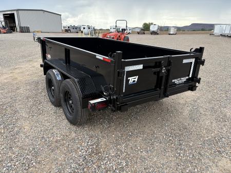 New 2026 Top Hat Trailers DP07 5'x10' 7k GVWR Dump Trailer