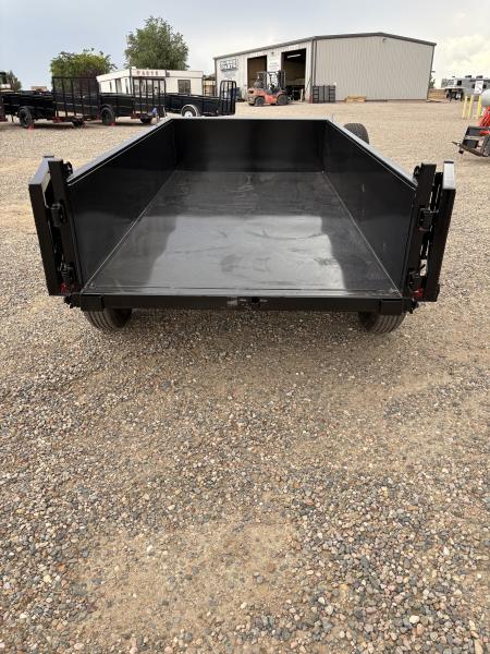 New 2026 Top Hat Trailers DP07 5'x10' 7k GVWR Dump Trailer