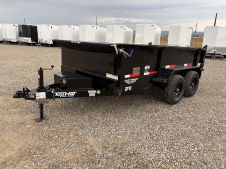 New 2026 Top Hat Trailers DP10 6'x12'x2' 10k GVWR Dump Trailer