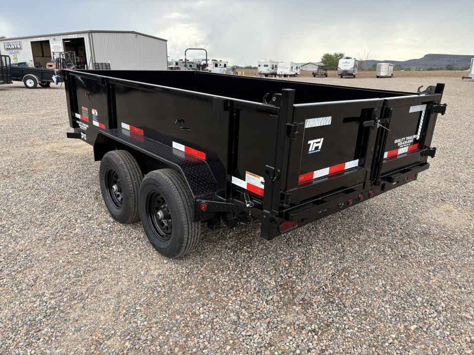 New 2026 Top Hat Trailers DP10 6'x12'x2' 10k GVWR Dump Trailer