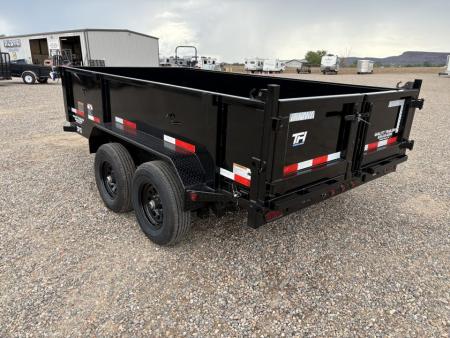 New 2026 Top Hat Trailers DP10 6'x12'x2' 10k GVWR Dump Trailer