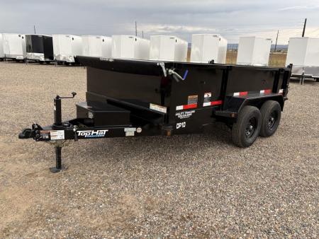 New 2026 Top Hat Trailers DP10 6'x12'x2' 10k GVWR Dump Trailer