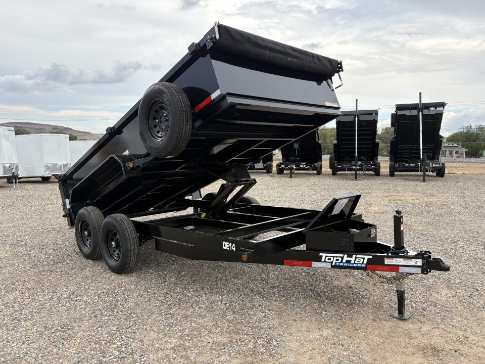 New 2026 Top Hat Trailers DE 83x142 Dump Trailer