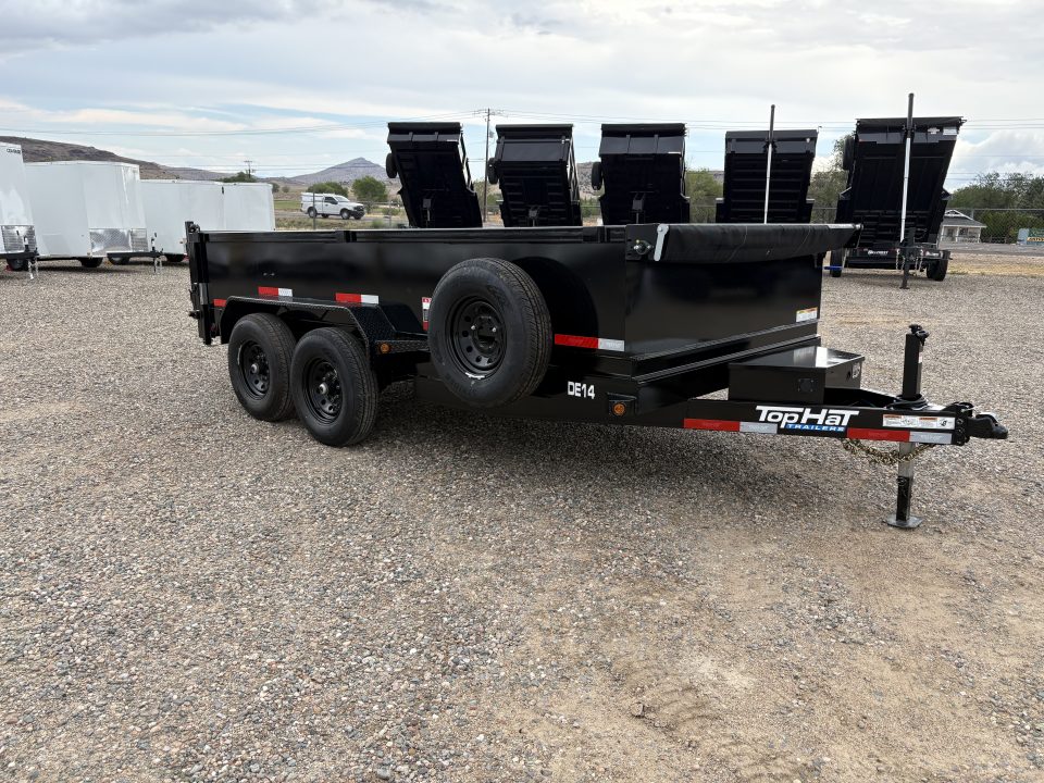 New 2026 Top Hat Trailers DE 83x142 Dump Trailer
