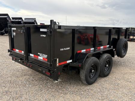 New 2026 Top Hat Trailers DX14 7x14X3 Dump Trailer