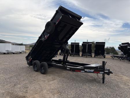 New 2026 Top Hat Trailers DX14 7x14X3 Dump Trailer