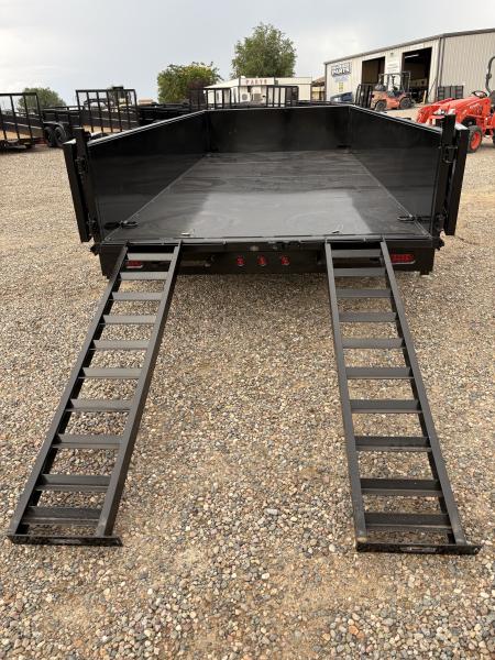 New 2026 Top Hat Trailers DX14 7x16X2 Dump Trailer