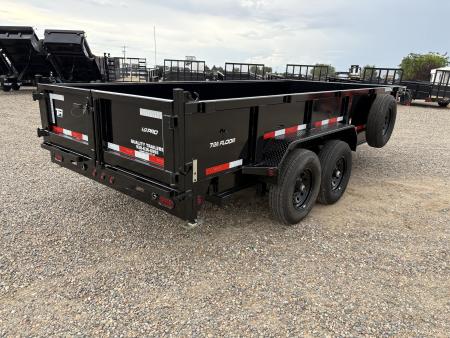 New 2026 Top Hat Trailers DX14 7x16X2 Dump Trailer