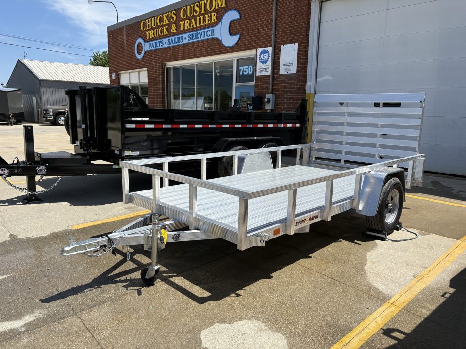 New 2026 Sport Haven 6X12 EXPRESS ALUMINUM Utility Trailer