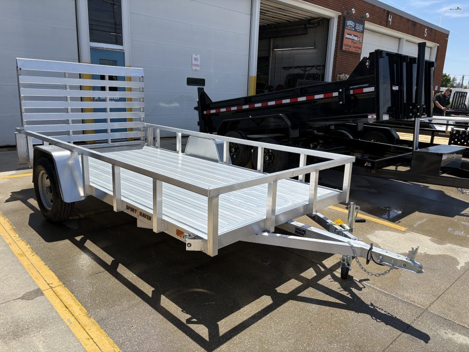 New 2026 Sport Haven 6X12 EXPRESS ALUMINUM Utility Trailer
