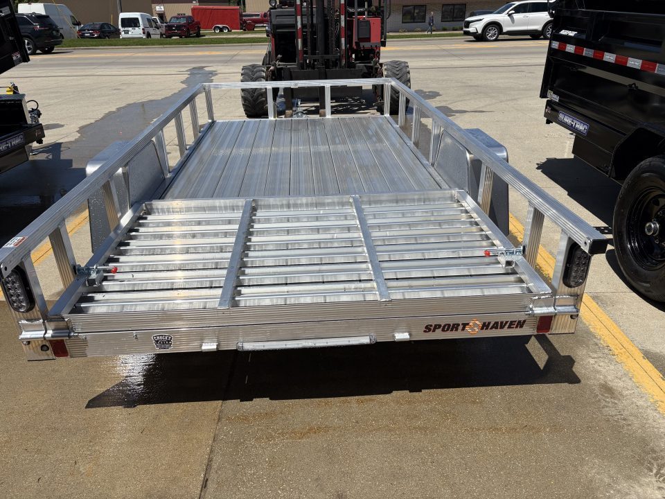 New 2026 Sport Haven 6X12 EXPRESS ALUMINUM Utility Trailer